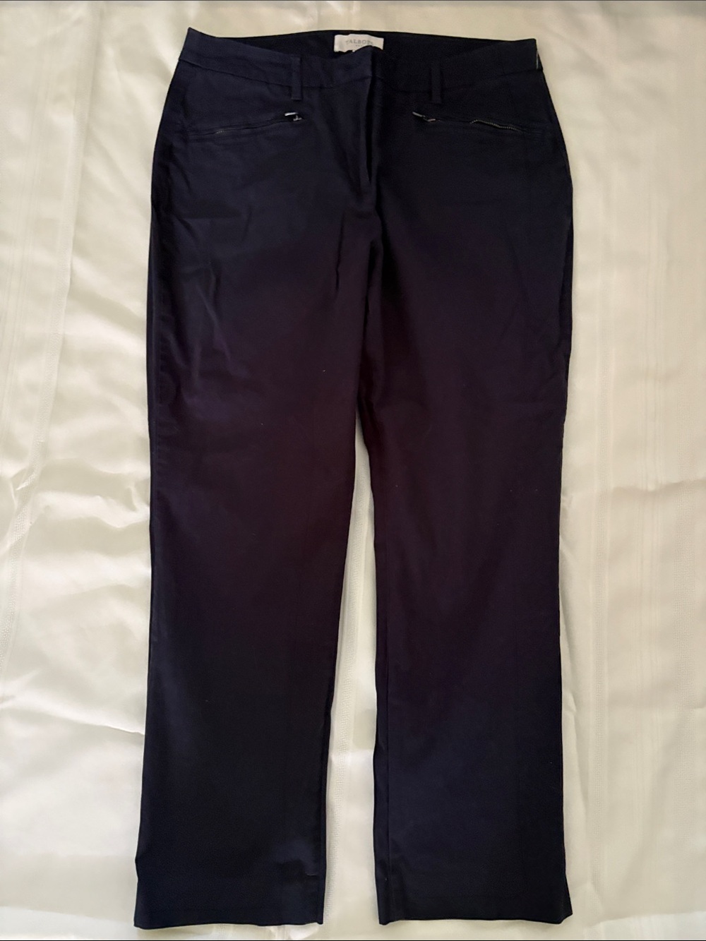 Talbots Navy Straight-Leg Dress Pants